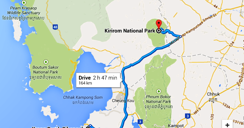 Kirirom National Park Map Motoasia_2013-14