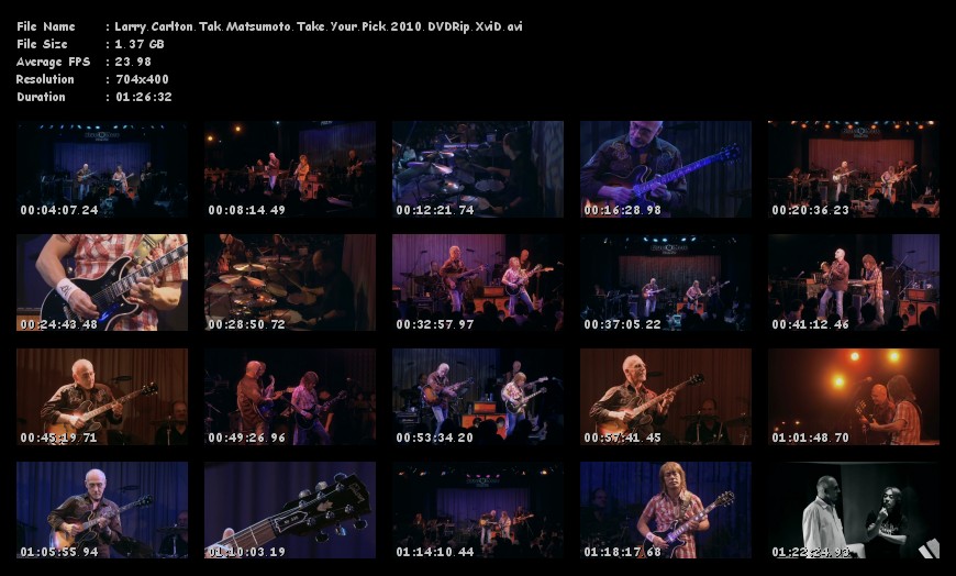 Con Alma de Blues Larry Carlton & Tak Matsumoto Take Your Pick, Live