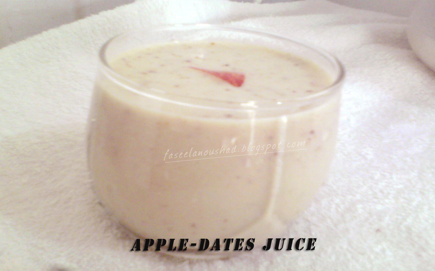 GOOD FOOD ENDS WITH GOOD TALK AppleDates Juice