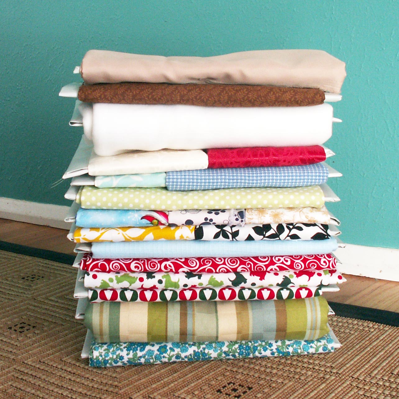 Taking Time To Create DIY Fabric Bolts {Tutorial}