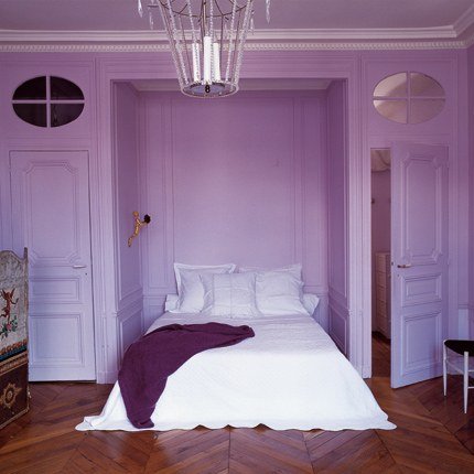 Habitaciones decoradas con color Violeta o Púrpura | Decoracion de Salas