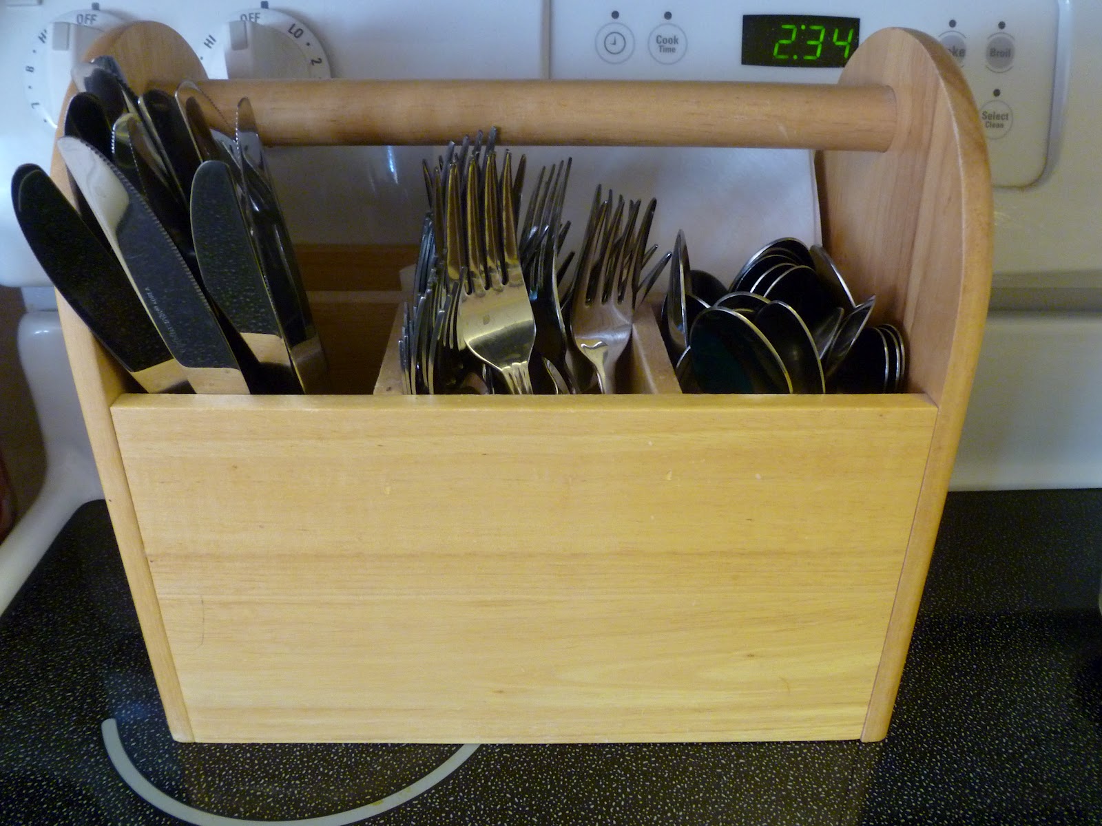 Silverware Caddy Organization Joyful Homemaking