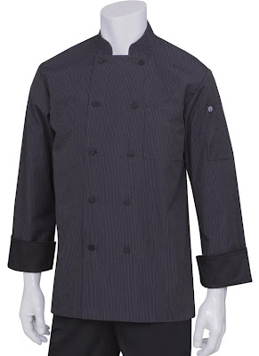 Fine Pinstripe Chef Coat for Men