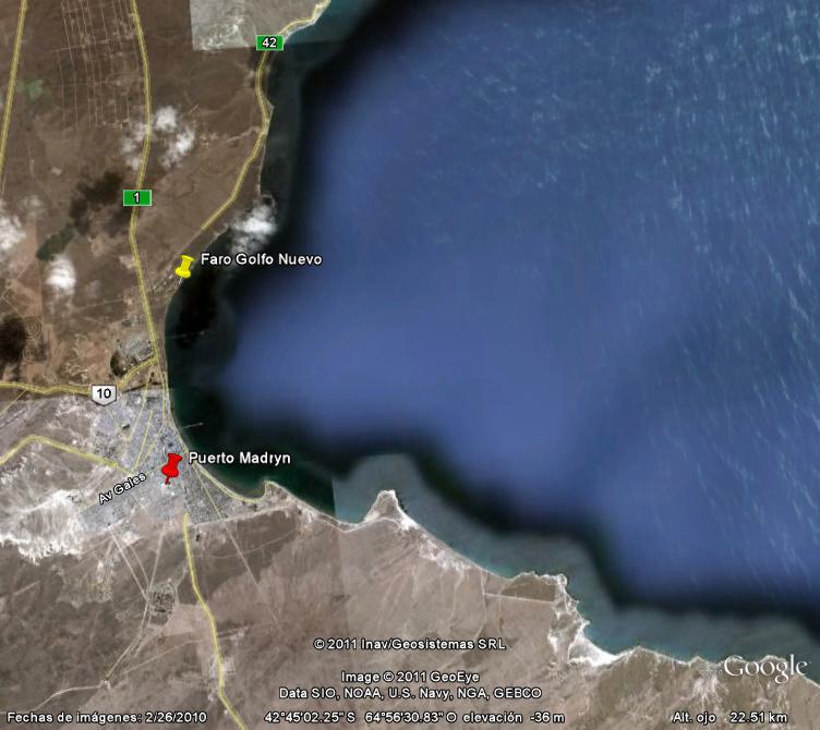 Turismo y Faros ARG Golfo Nuevo