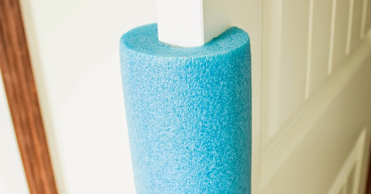 Pool Noodle Door Stop Muslin And Merlot