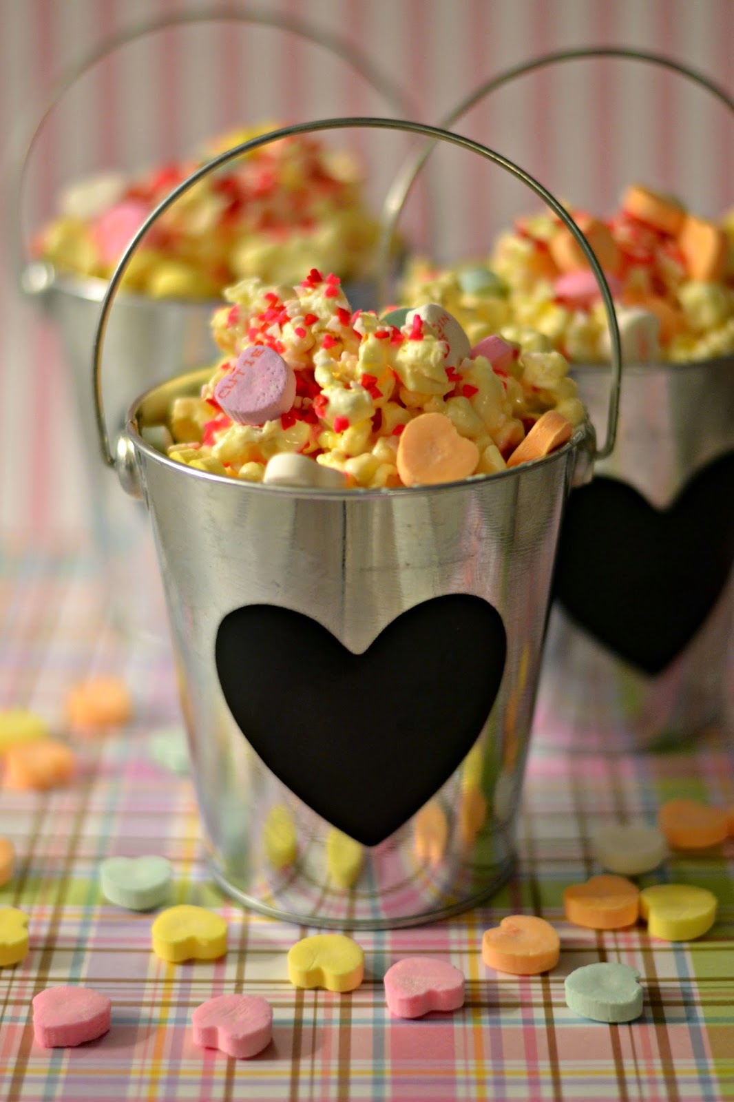 Valentine's Candy Popcorn #recipe |Building Our Story