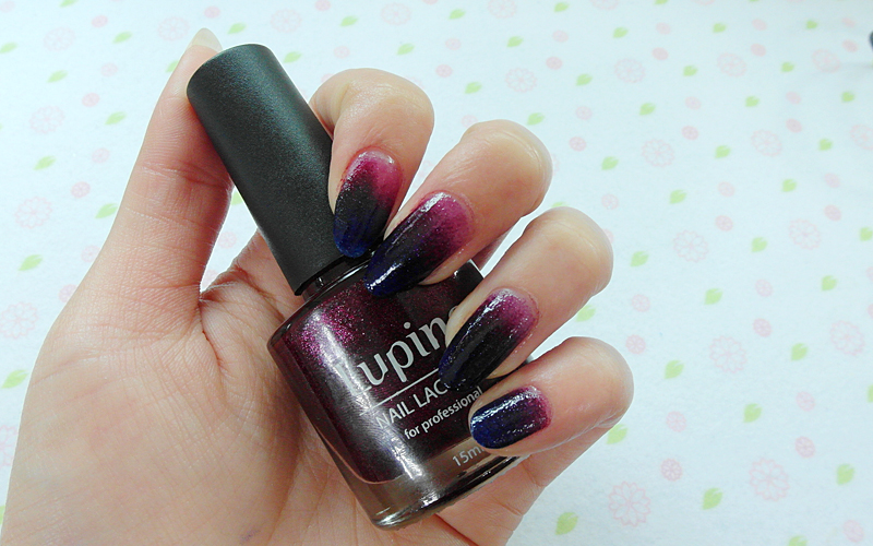 SARA NAIL Gradation Foil Nail Art! so mysterious