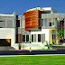 Oman Modern Contemporary villa 3D Front Elevation 2015