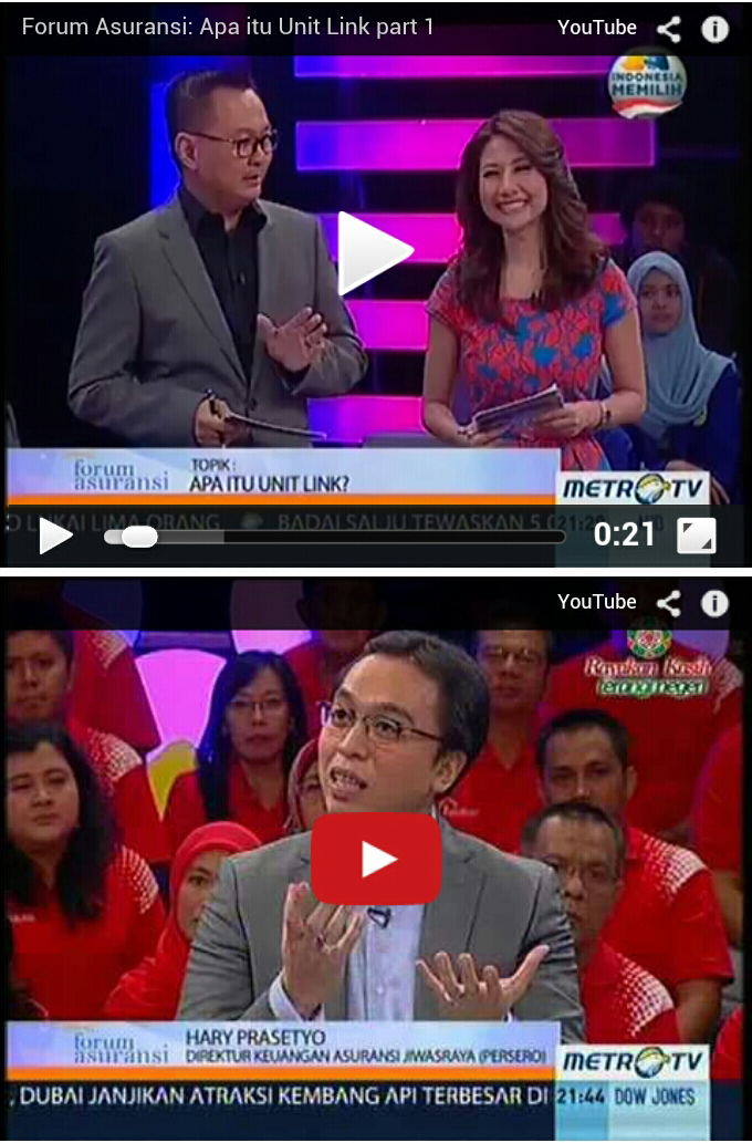 SIARAN FORUM ASURANSI DI METRO TV TANGGAL 26 DES 2013 DENGAN TOPIK