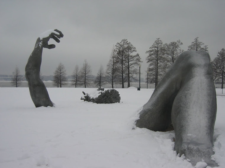 Sculpture and Snow