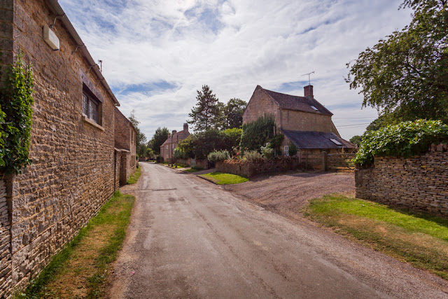 Lane through the Cotswold village of Astall by Martyn Ferry Photography