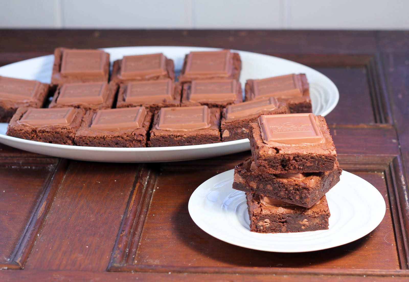 Ghirardelli Caramel Brownies That Skinny Chick Can Bake