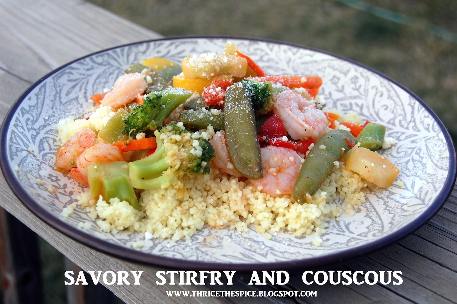 ThriceTheSpice Savory Stirfry and Couscous