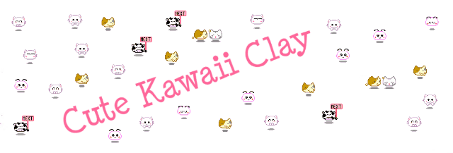 cute kawaii clay