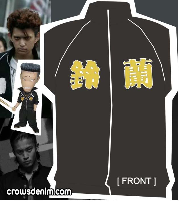 crows denim jaket crows zero mikami crows denim jaket crows zero mikami