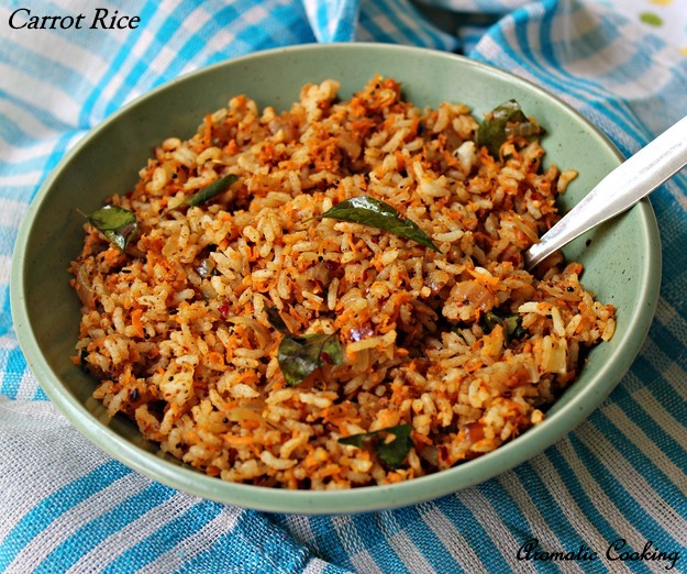 Aromatic Cooking Carrot Rice