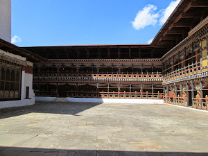 Interior of Paro Dzhong.