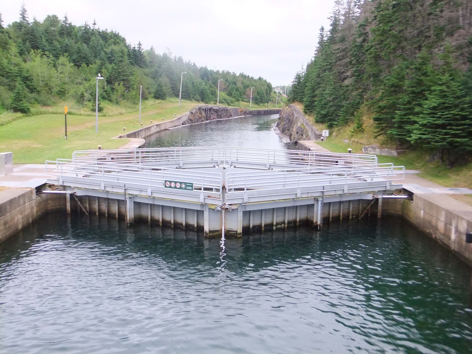 Onboard the Andrea Cay Bras D' Or Lake