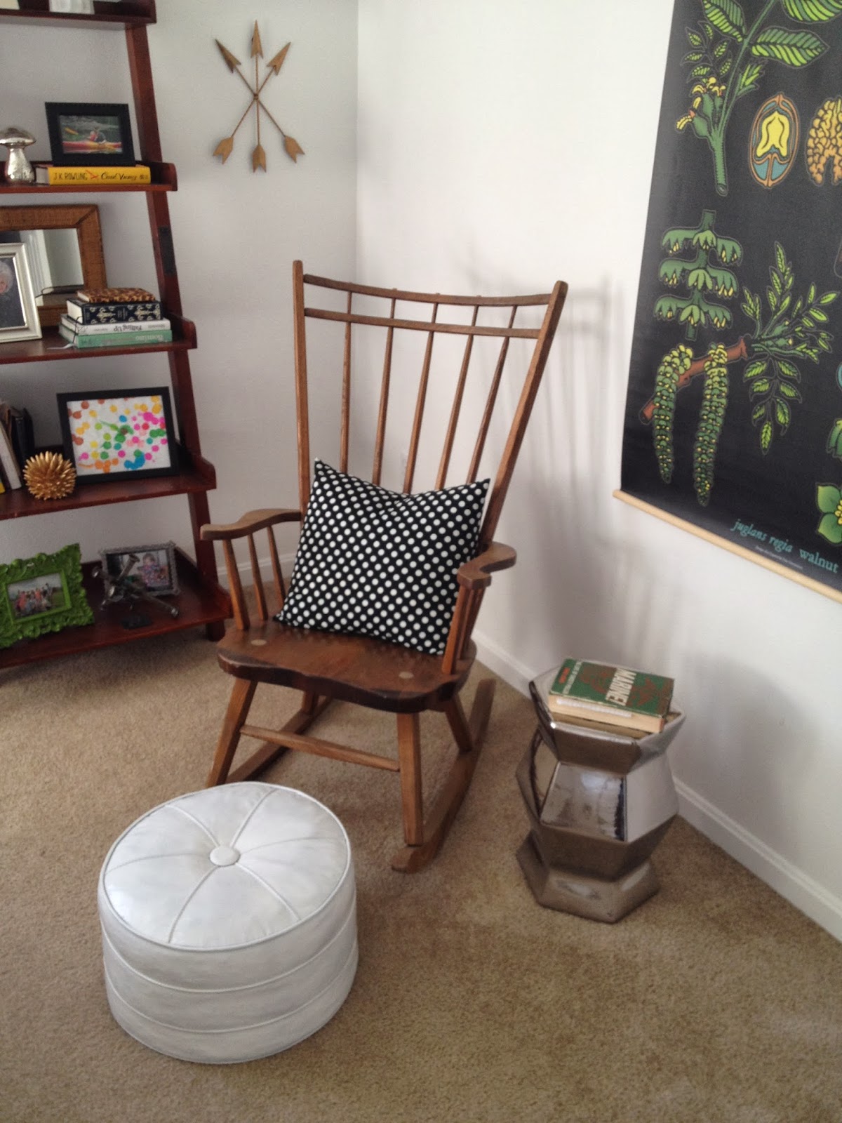 Inspired Whims An Ottoman Adventure...Yes, You Can Spray Paint Vinyl