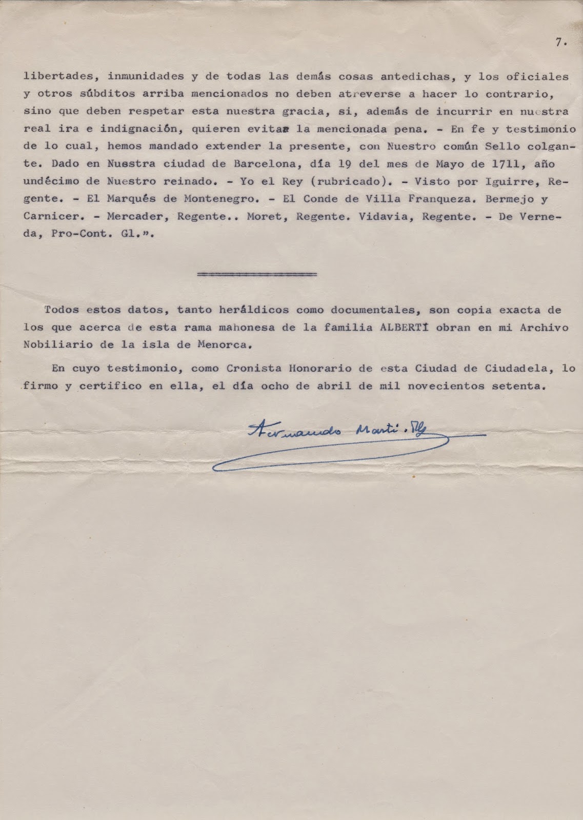 LA FAMILIA GOMEZ ALBERTI LOS TITULOS NOBILIARIOS