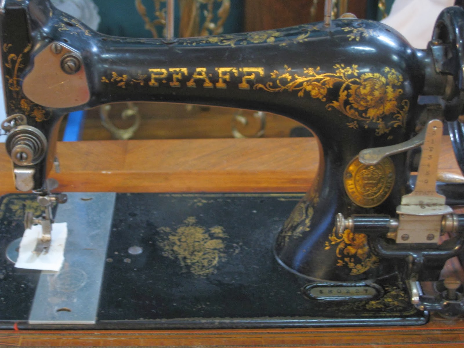 Vicki's Fabric Creations Vintage Treadle and Hand Crank Sewing Machine