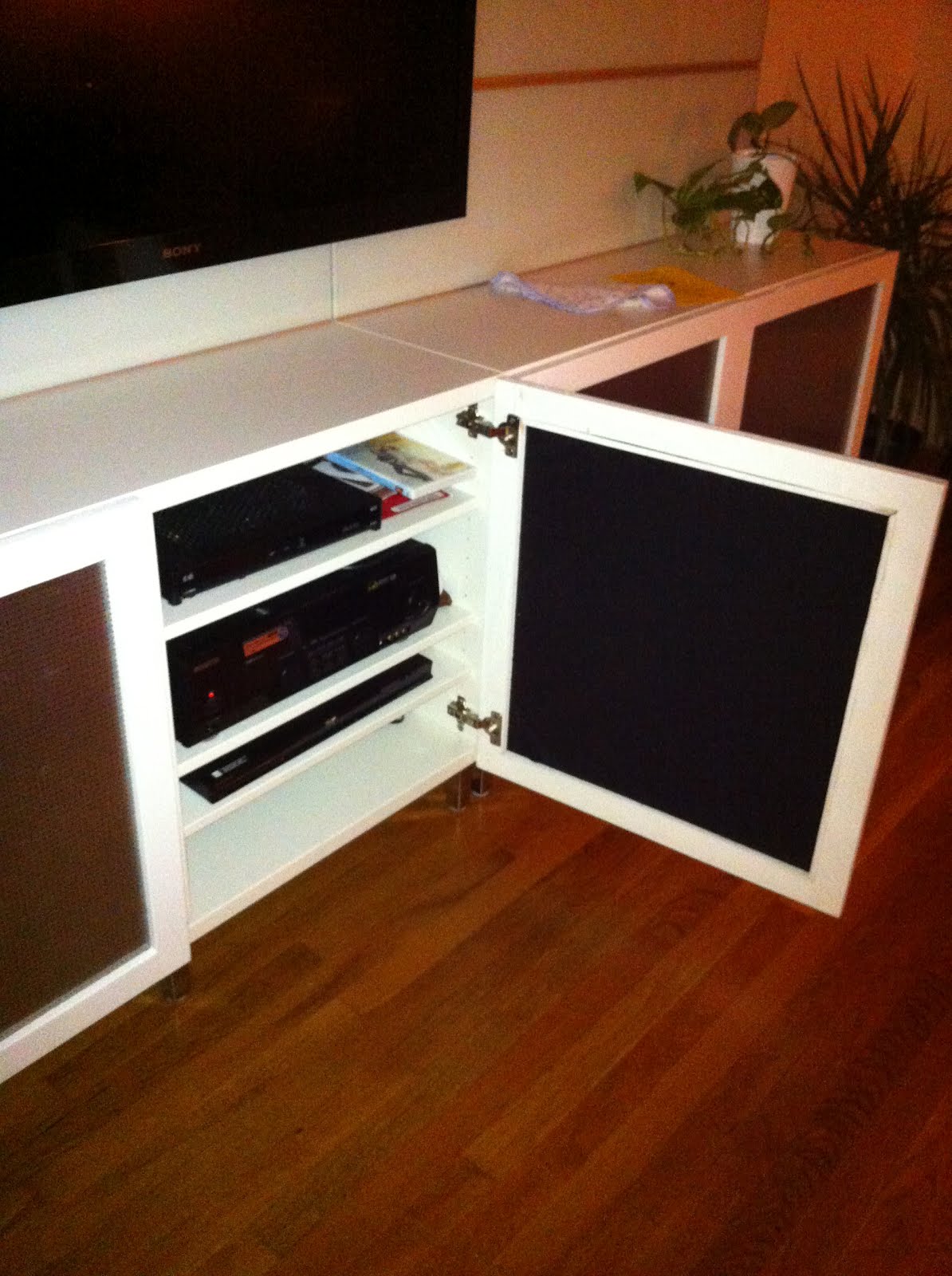 Cool speaker friendly Besta doors hack Get Home Decorating