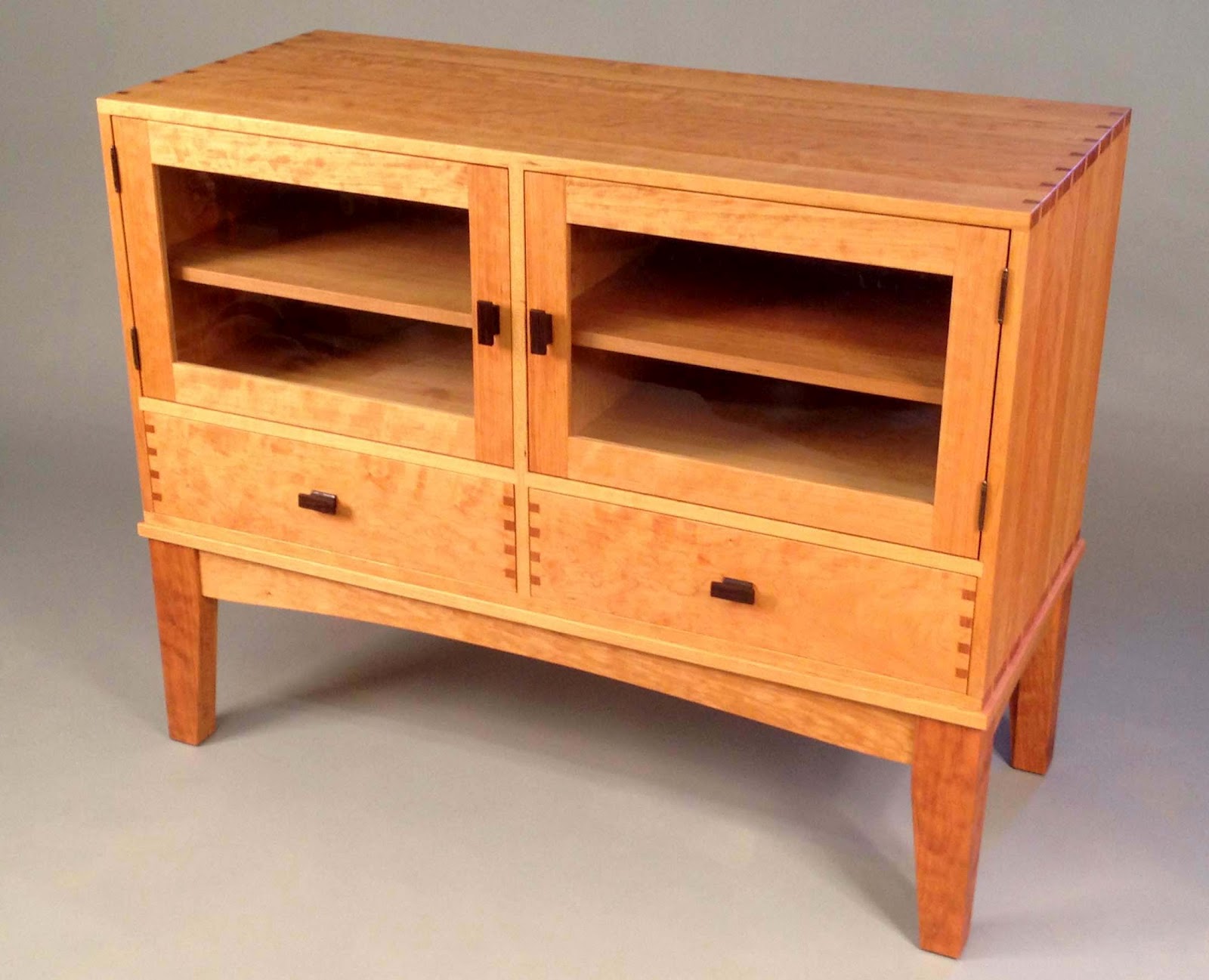 Hardwood Design The Audio Visual Dovetailed Cabinet