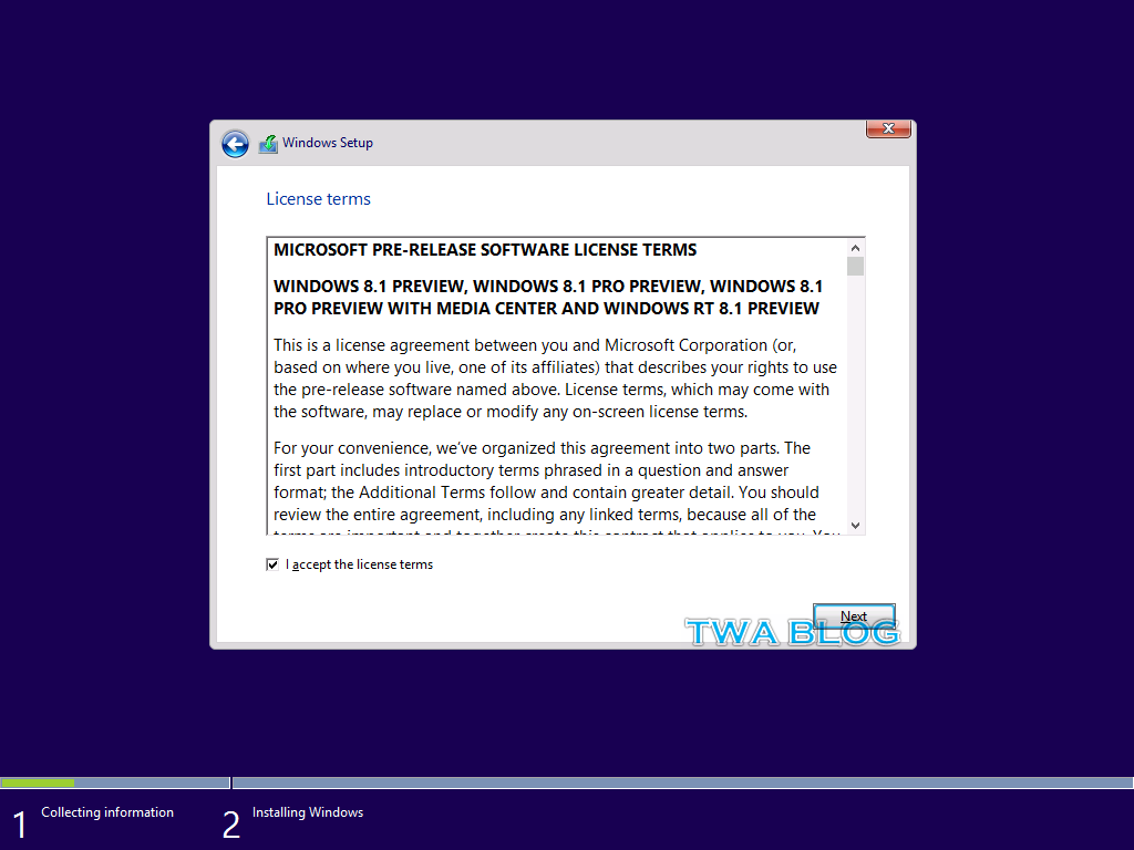 วิธีการติดตั้ง Windows 8.1 Preview แบบ Clean Install (พร้อม Screenshots