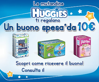 mutandine huggies regalano un buono sesa da euro 10 acquaesapone