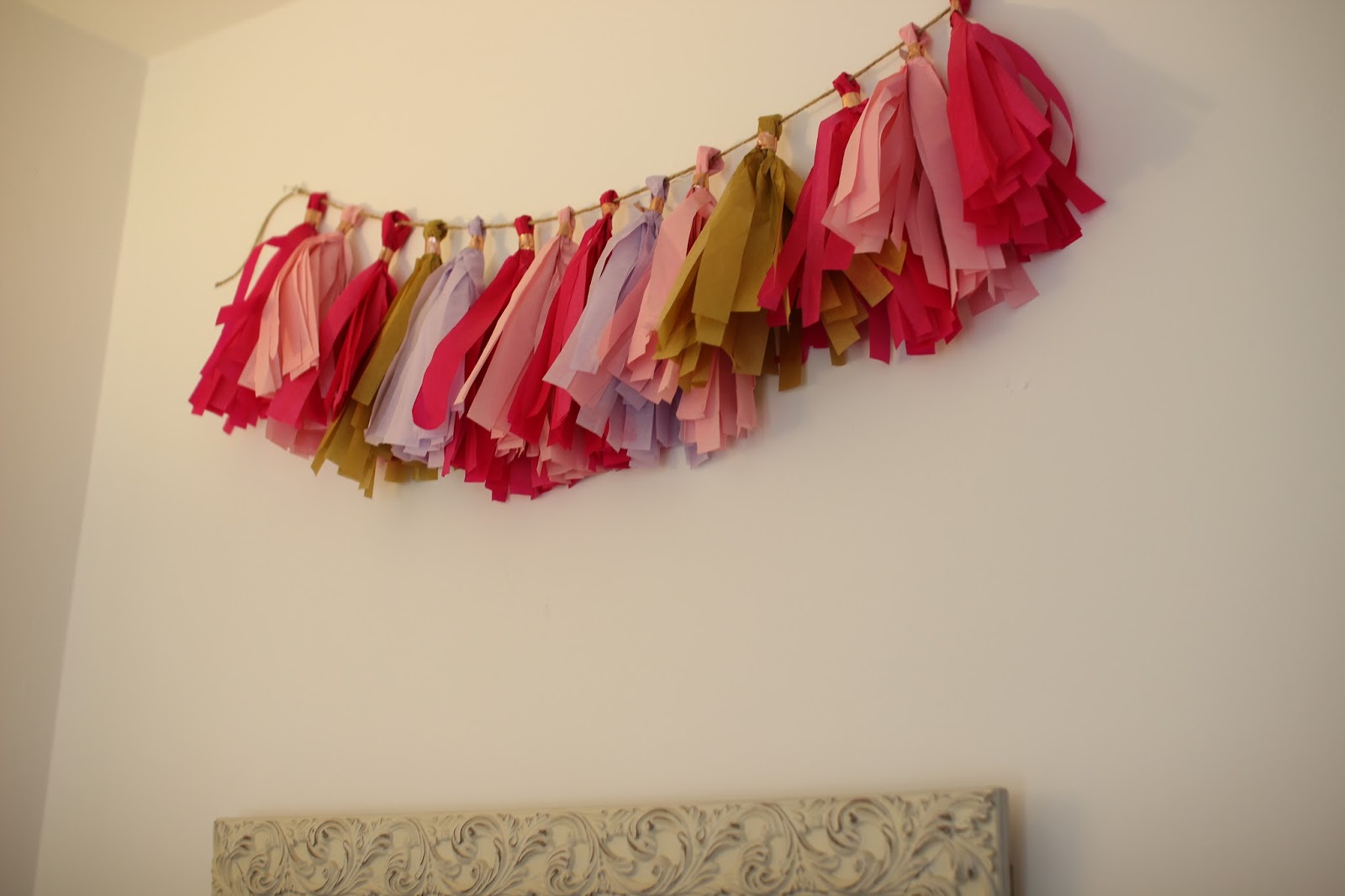 DIY Tassel Garland Tissue Paper beauty sweet Beauty and Fashion Blog