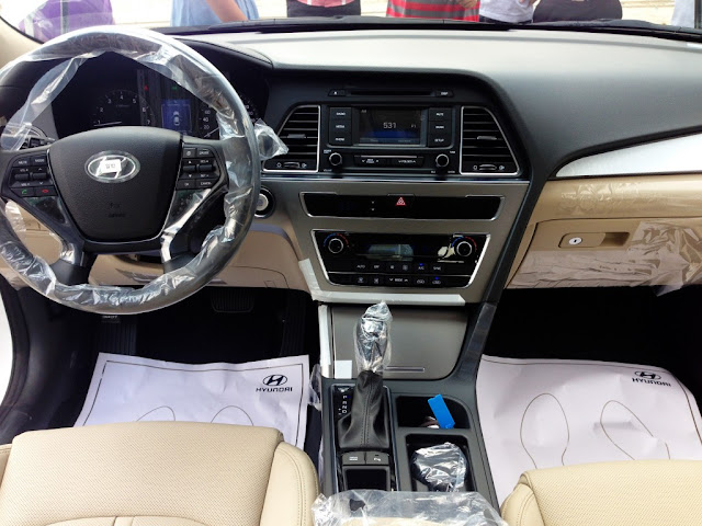 Nội thất Xe hyundai sonata 2015