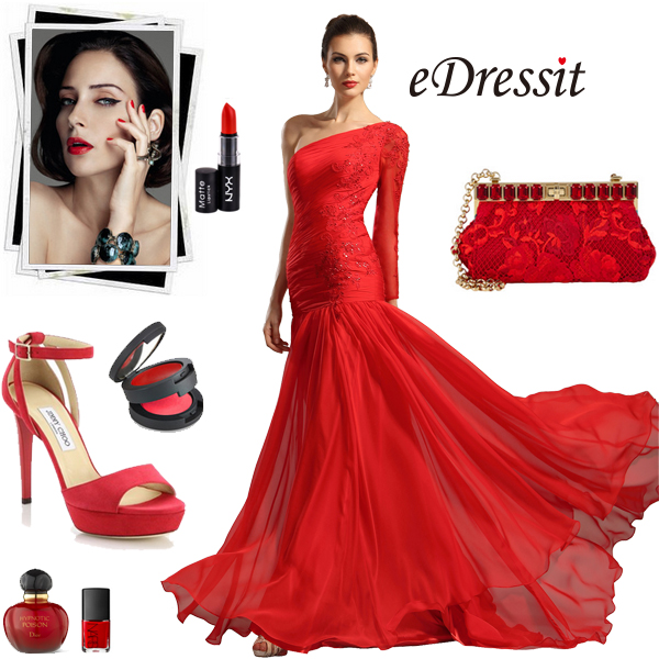 How To Accessorize A Red Prom Dress by Joanna H.