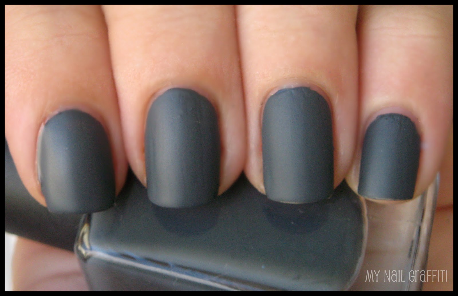 My Nail Graffiti CND Asphalt + Nail Art