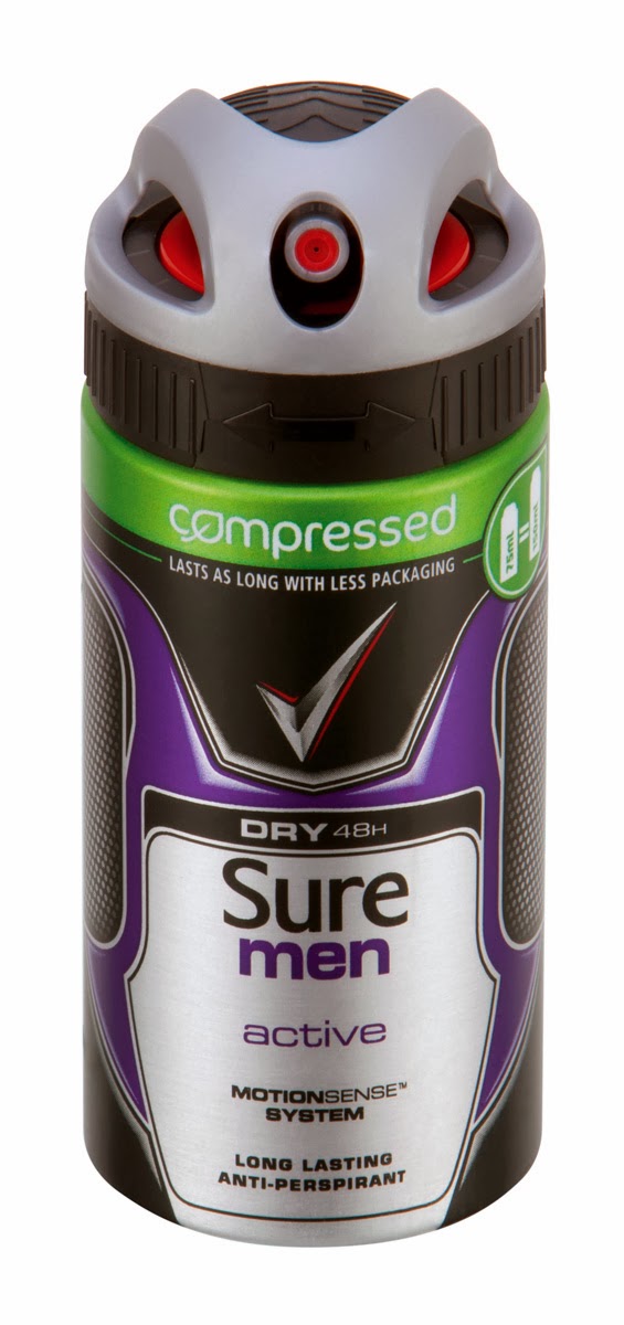men's styling UNILEVER UNVEILS COMPRESSED MALE DEODORANT RANGE