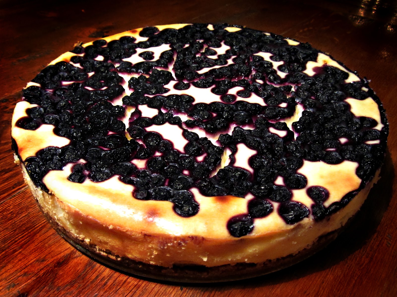 A lovely cake New York Blueberry Cheesecake