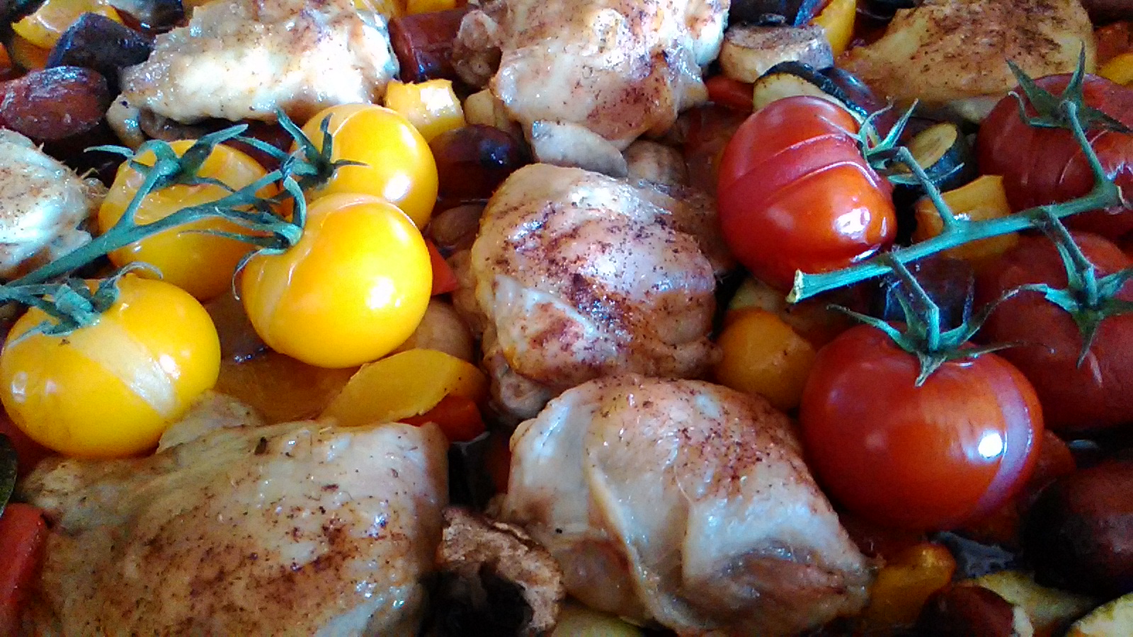 Hijacked By Twins Spanish Chicken Tray Bake Family Favourites