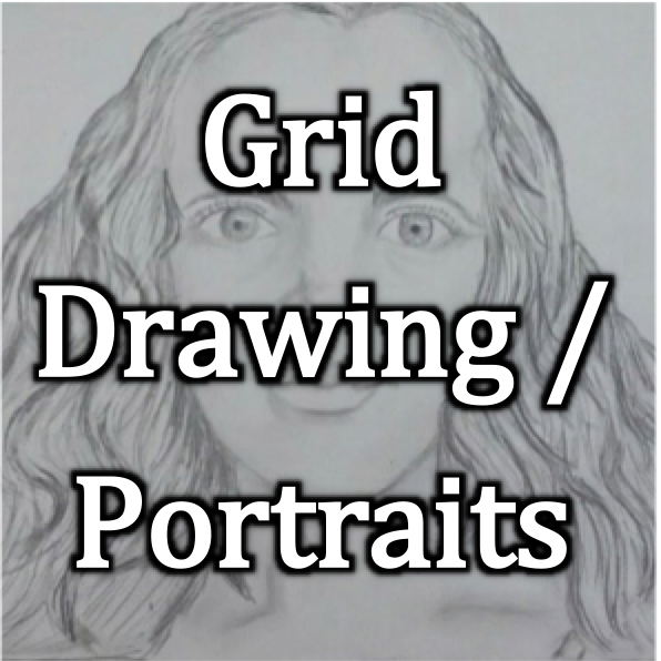 Drawing A (9-12) | Grid Drawing Portraits