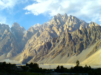 Passu Cathedral During Sunset