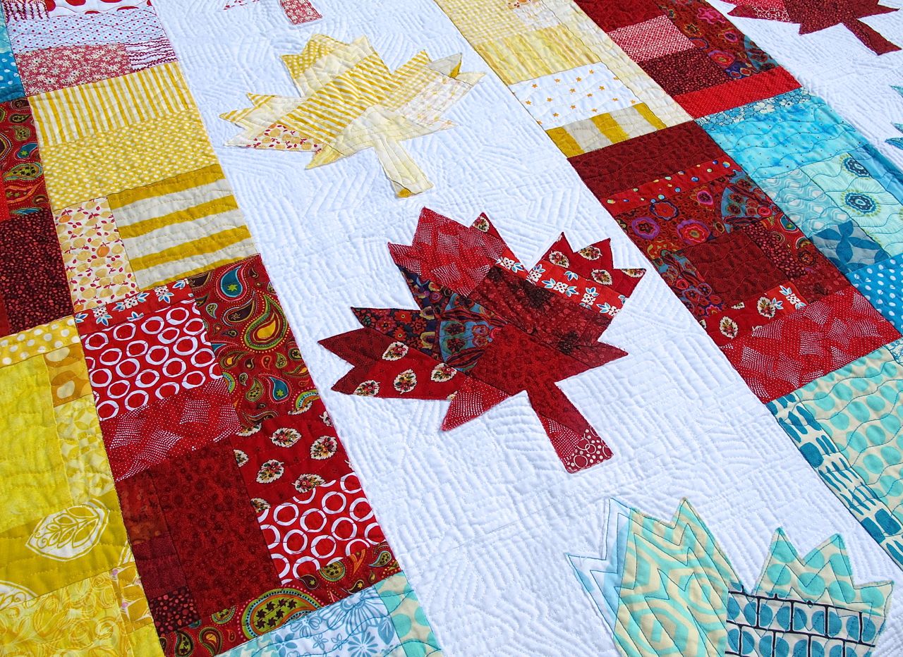Dining Room Empire Oh Canada! Quilting Details