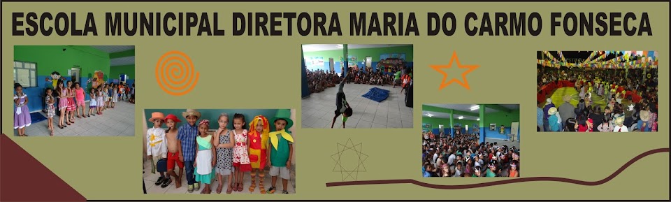 ESCOLA MUNICIPAL DIRETORA MARIA DO CARMO FONSECA