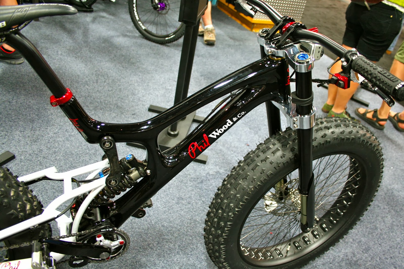 Фото установки бензинового двигателя на фэтбайк