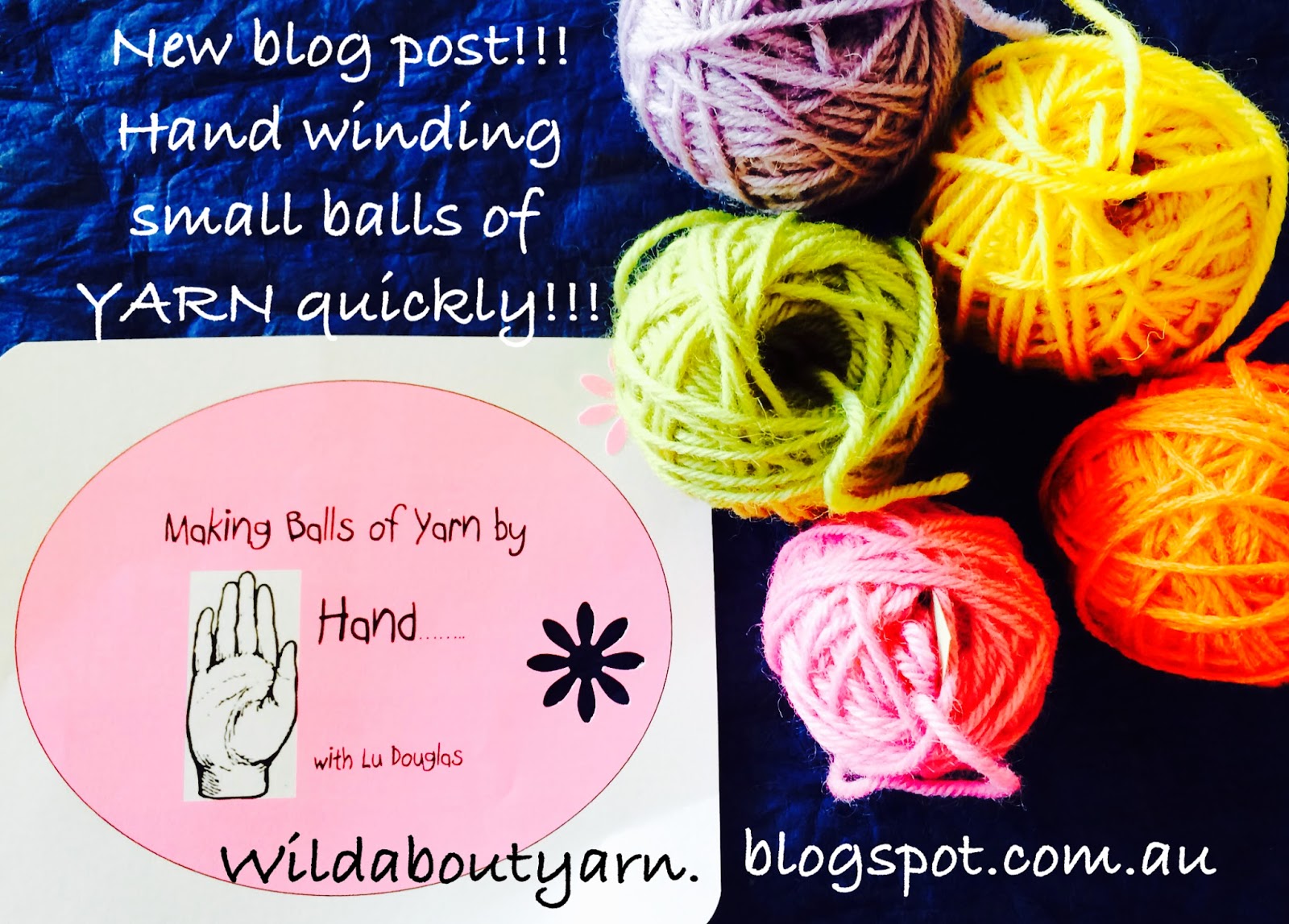 wildaboutyarn Making Yarn cakes by hand Tutorial
