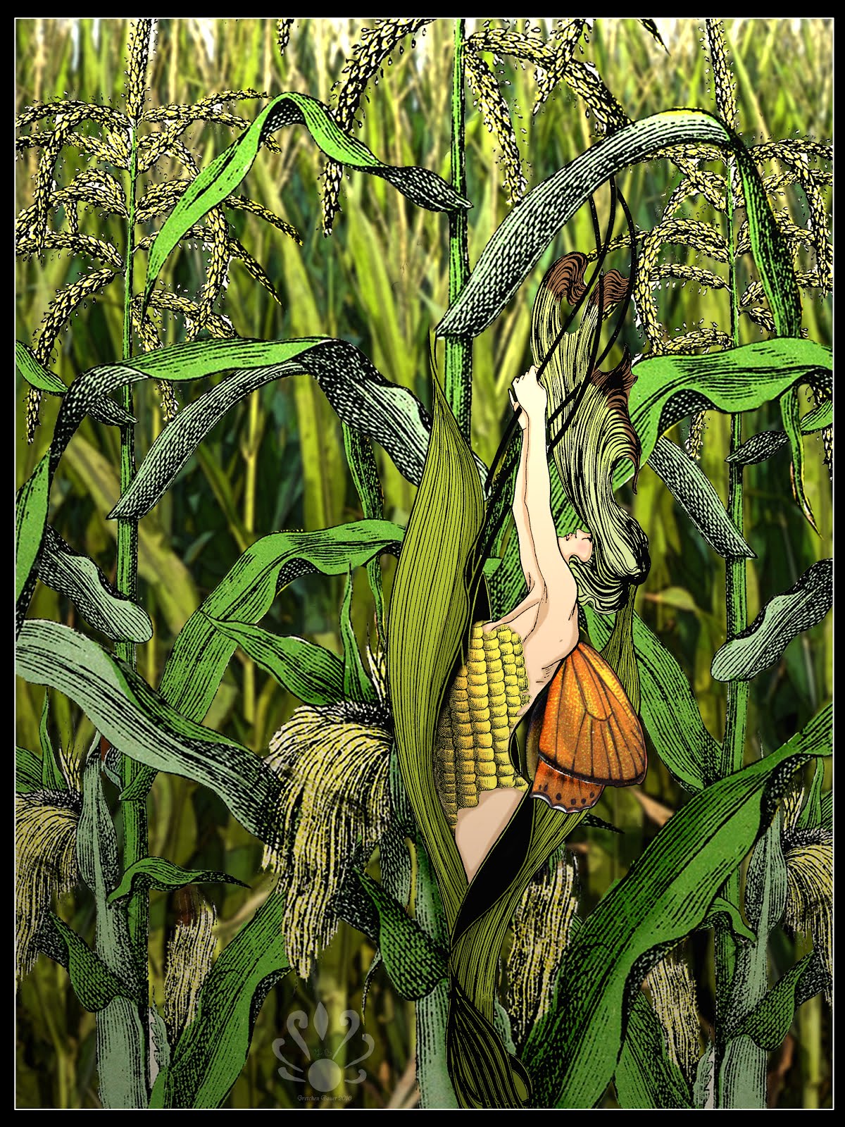 Pearllight Studio Corn and Squash Fairy