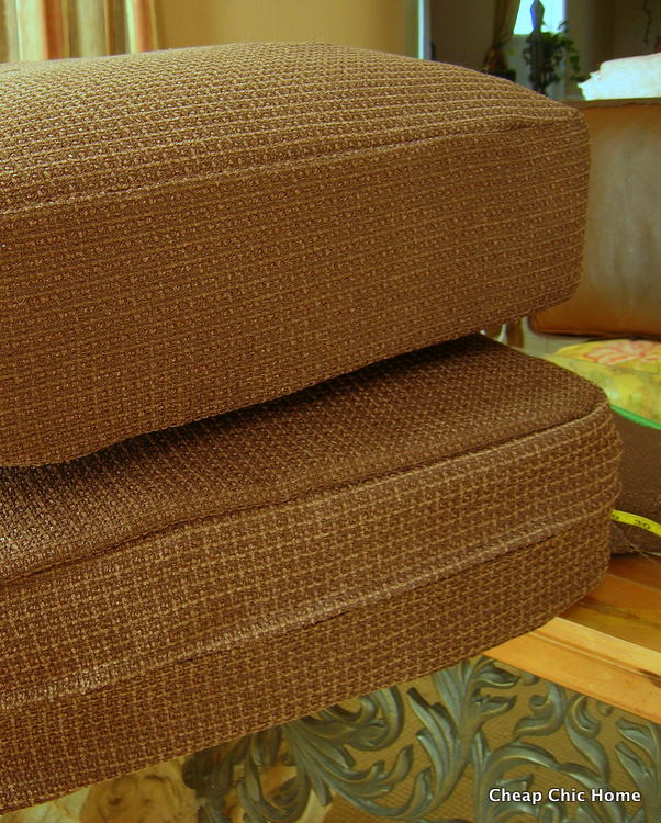 Cheap Chic Home Cushion Slipcover Tutorial