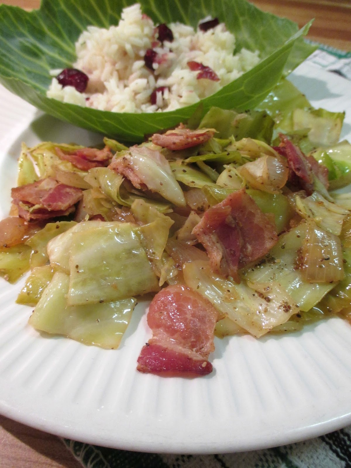 Just my Stuff Cabbage and Bacon