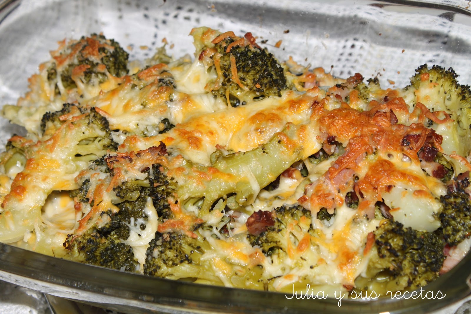 JULIA Y SUS RECETAS BRÓCOLI GRATINADO