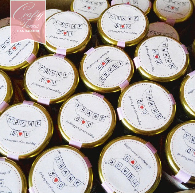 wedding jar labels