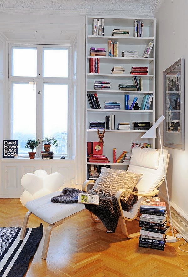 Ideas para crear un rincón de lectura - Colores en Casa