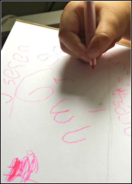 Children's handwriting
