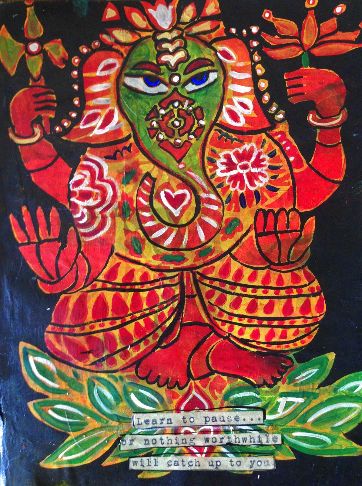 Jessica Sporn Designs The Ganesh Stencil from Stencil Girl Products